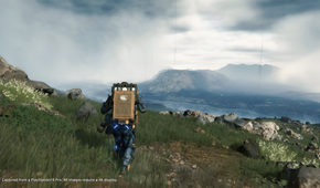 Screenshot from the game Death Stranding.
