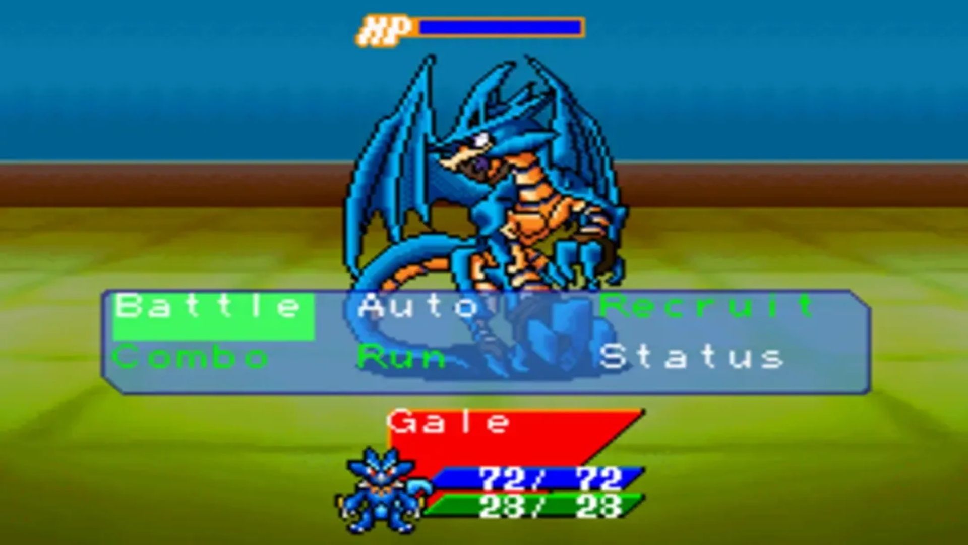 A screenshot of combat from DemiKids Dark Version