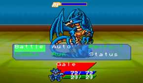 A screenshot of combat from DemiKids Dark Version