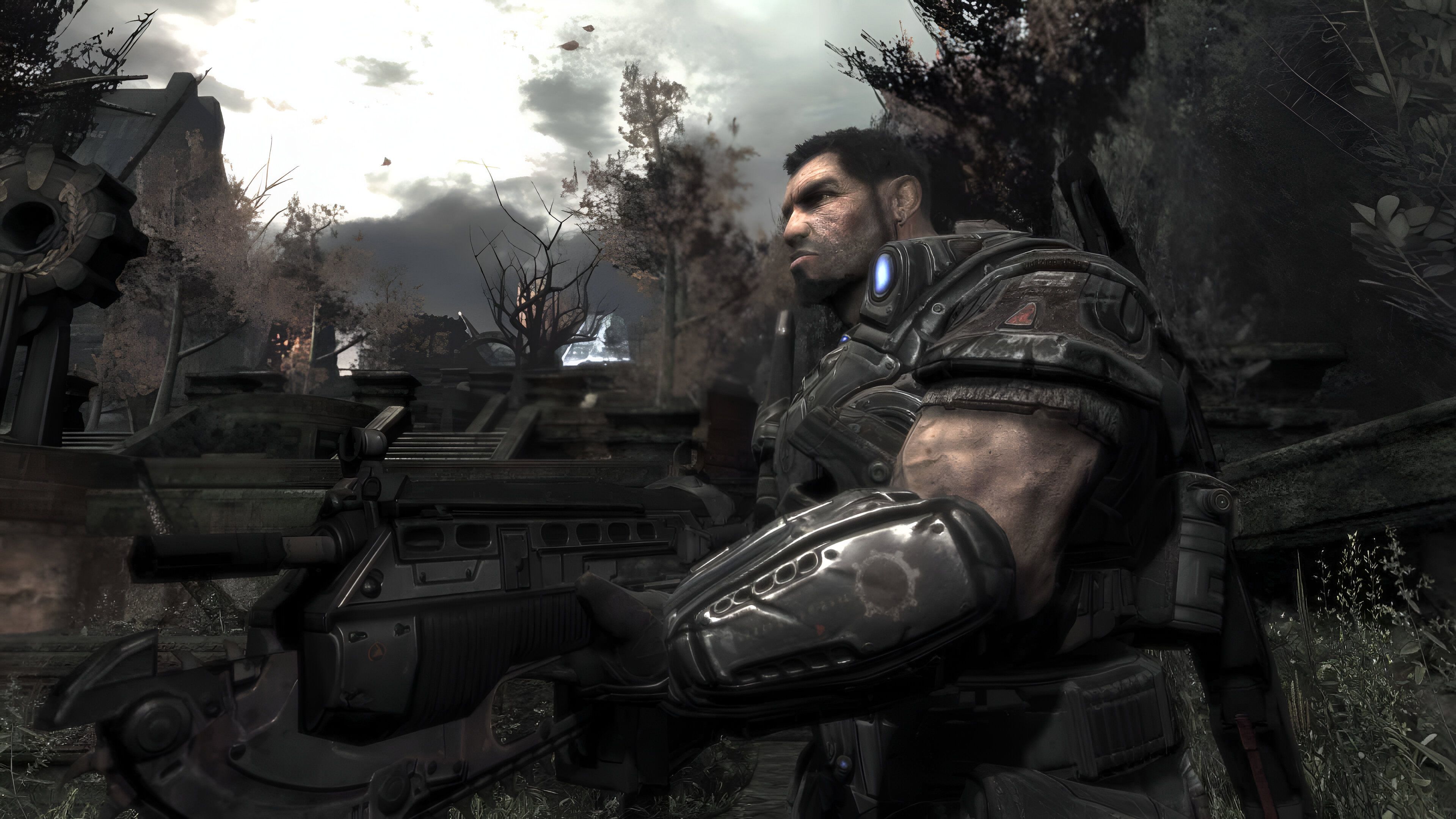 Dominc Santiago in Gears of War.