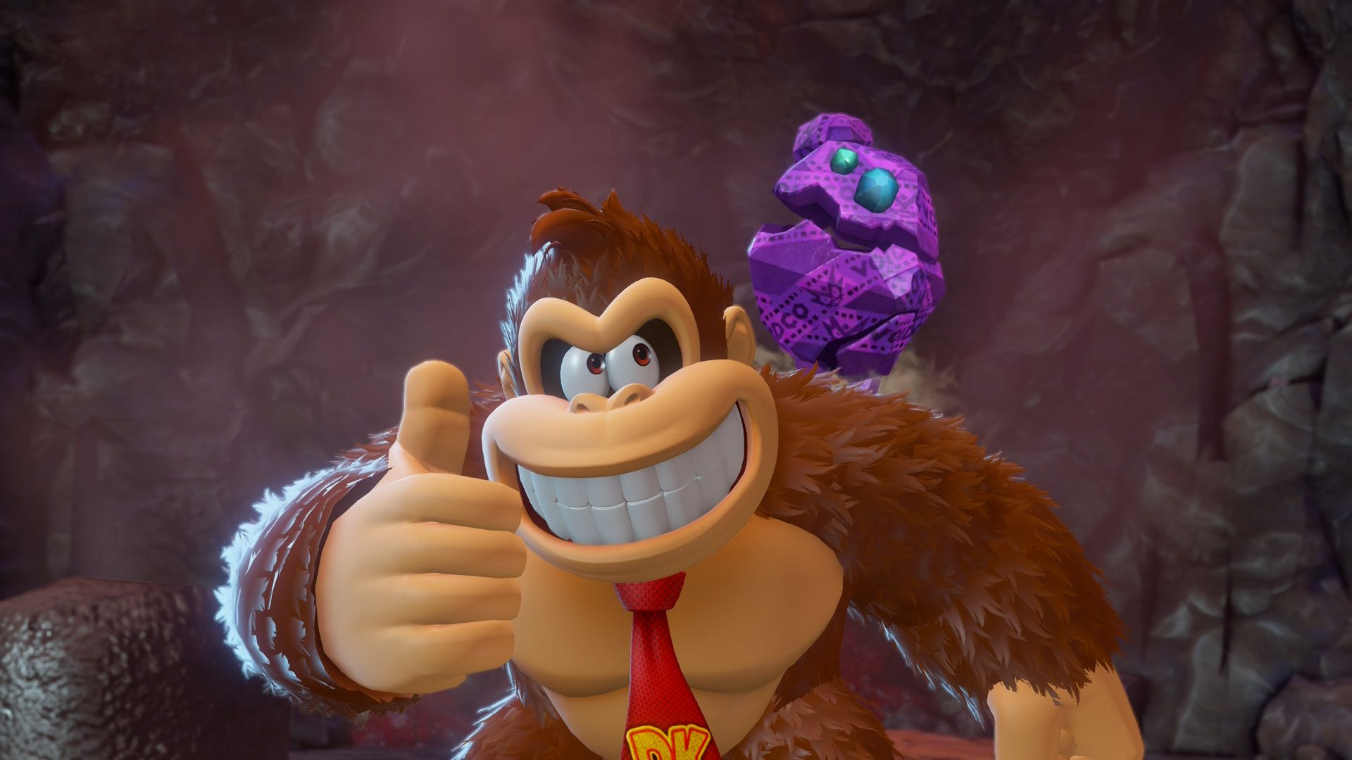 donkey kong bananza thumbs up