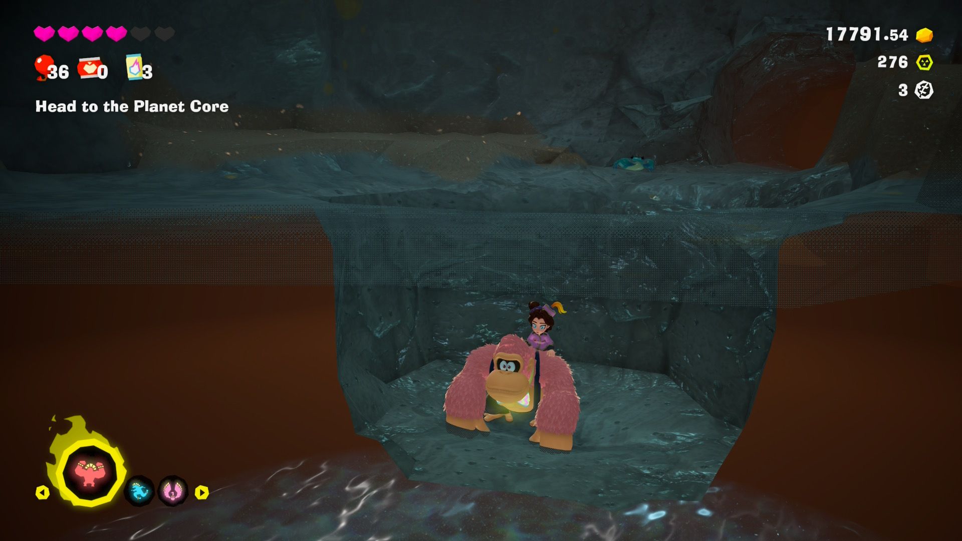 Donkey Kong banaza in small hole