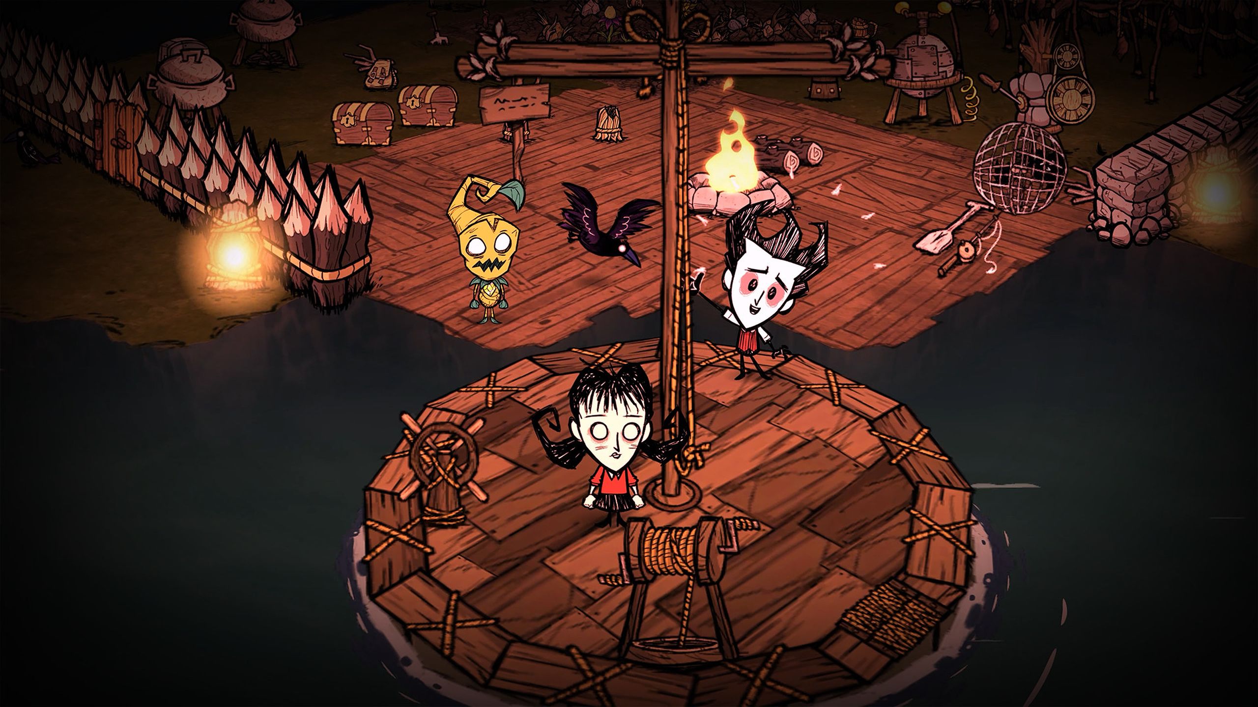 Screenshot from the game Don't Starve Together.