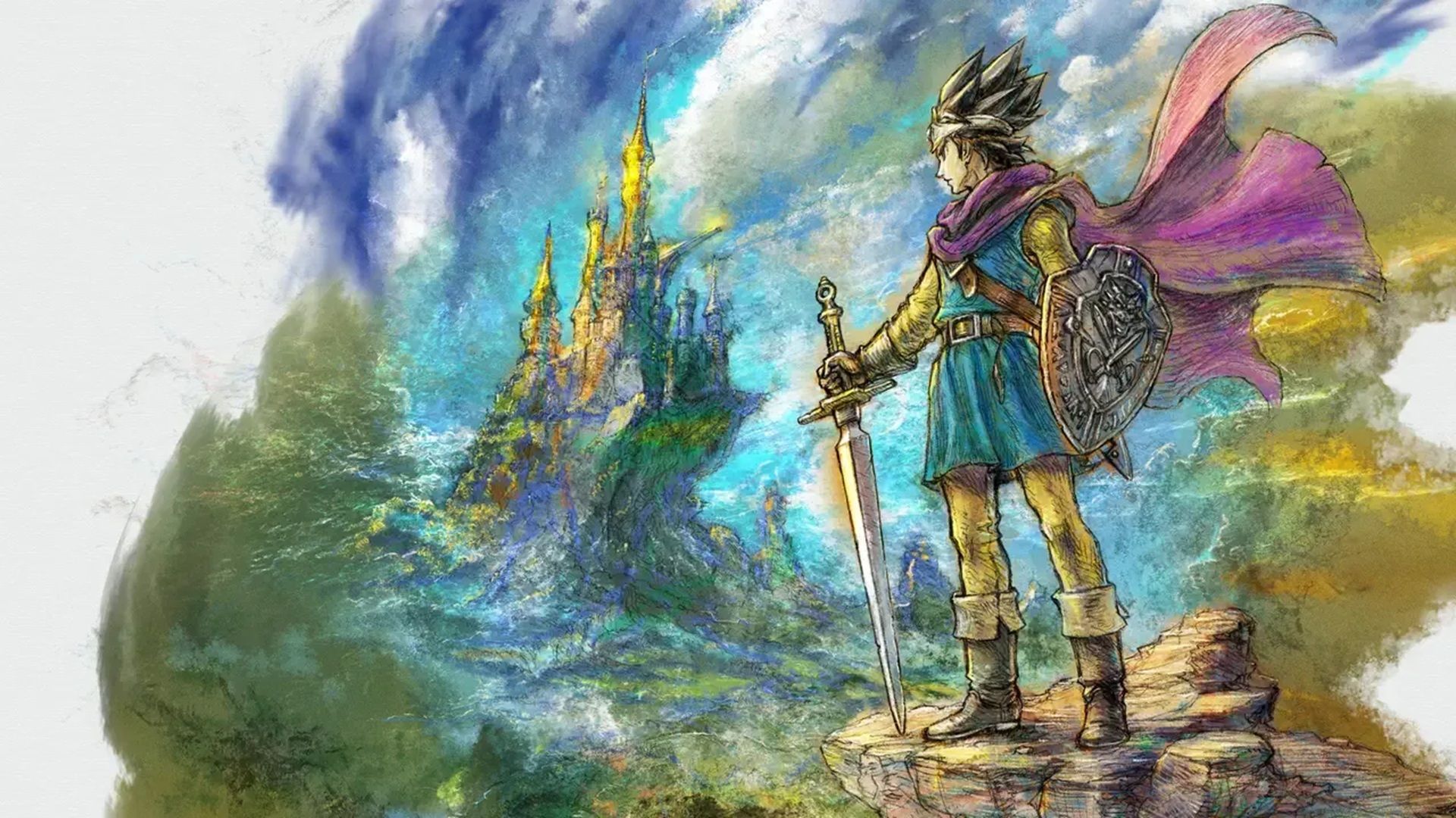 The key and box art for Dragon Quest III HD-2D Remake