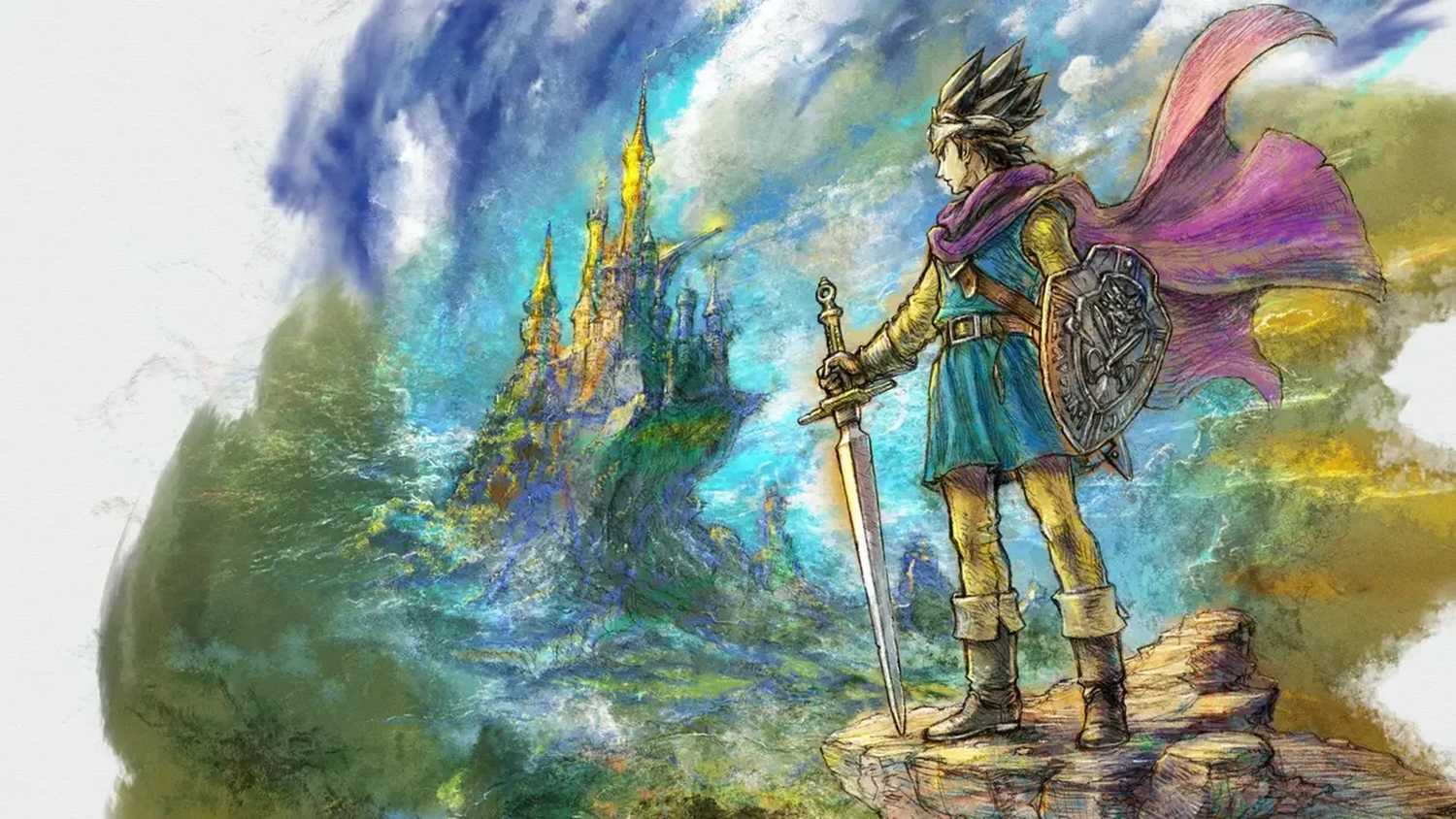 The key and box art for Dragon Quest III HD-2D Remake
