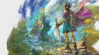 The key and box art for Dragon Quest III HD-2D Remake