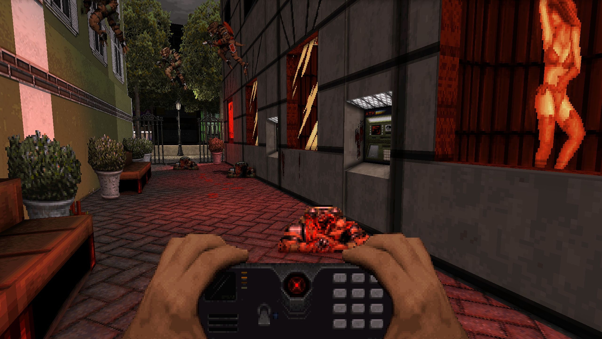 Screenshot from the game Duke Nukem 3D.