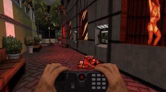 Screenshot from the game Duke Nukem 3D.