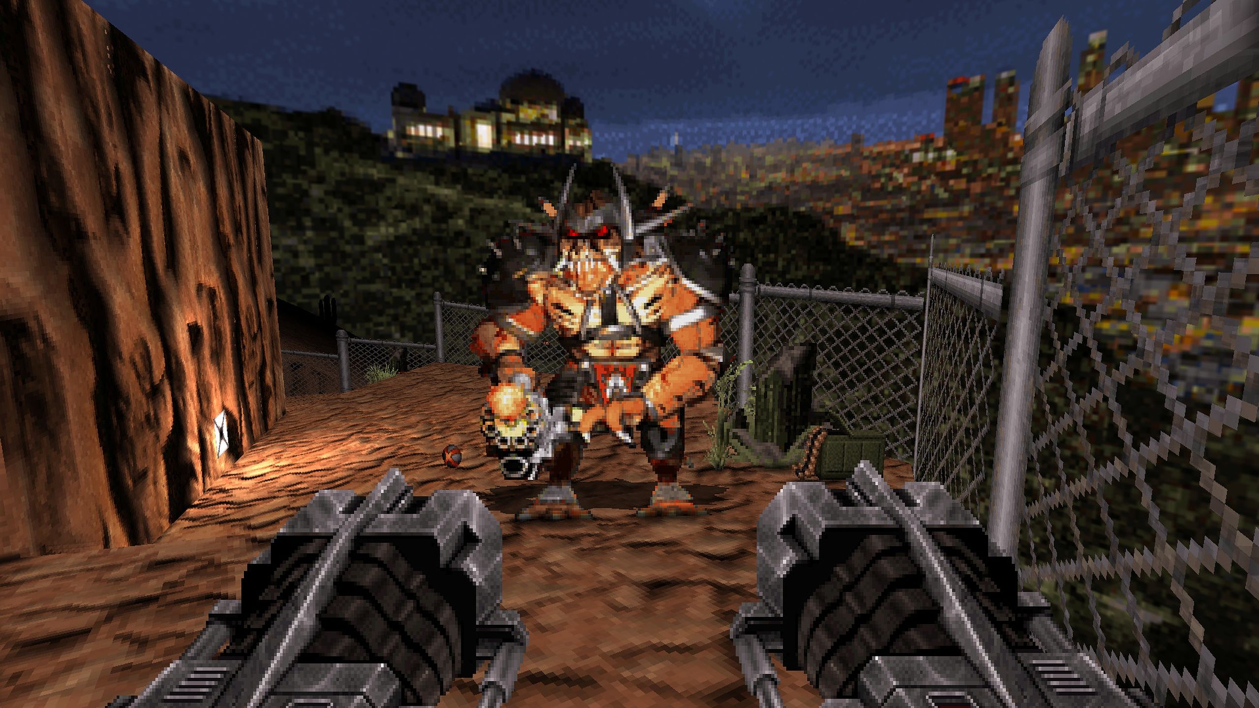 Screenshot from the game Duke Nukem 3D.