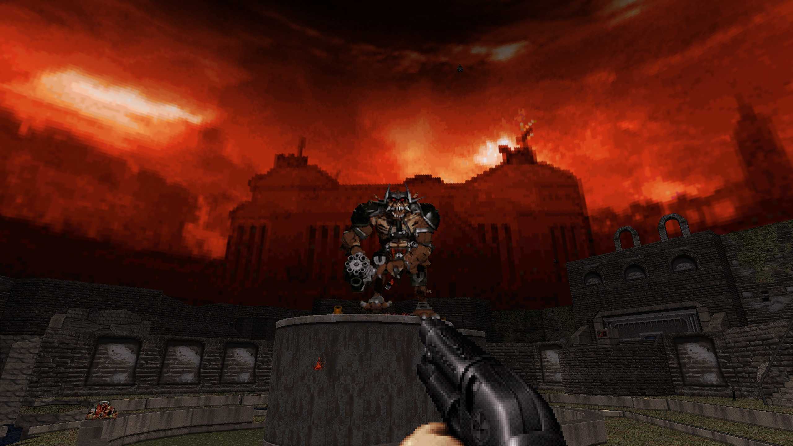 Screenshot from the game Duke Nukem 3D.