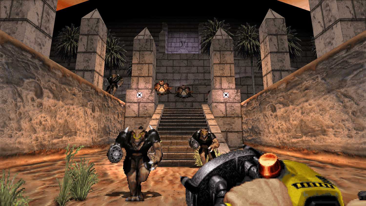 Screenshot from the game Duke Nukem 3D.