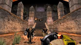 Screenshot from the game Duke Nukem 3D.