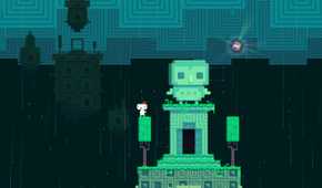Screenshot from the game FEZ.