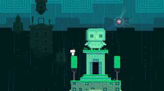 Screenshot from the game FEZ.