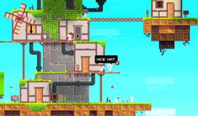 Screenshot from the game FEZ.