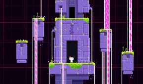 Screenshot from the game FEZ.