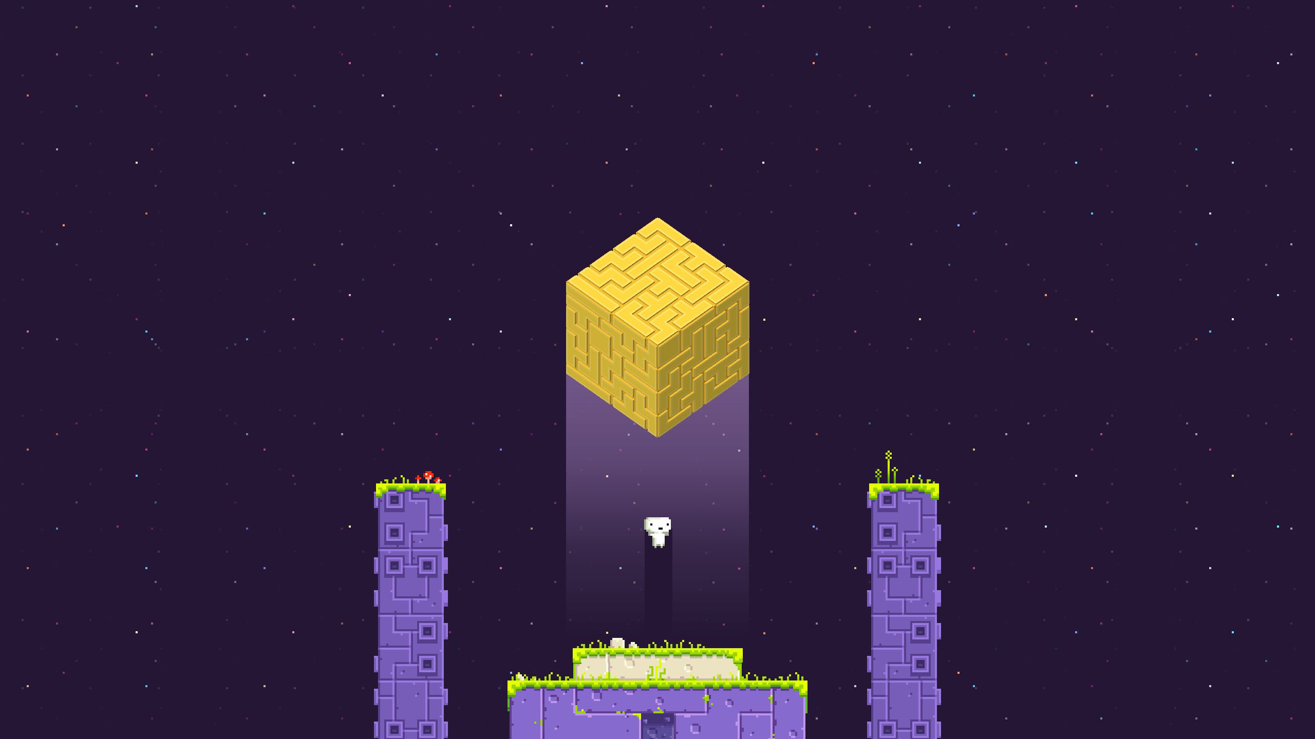 Screenshot from the game FEZ.