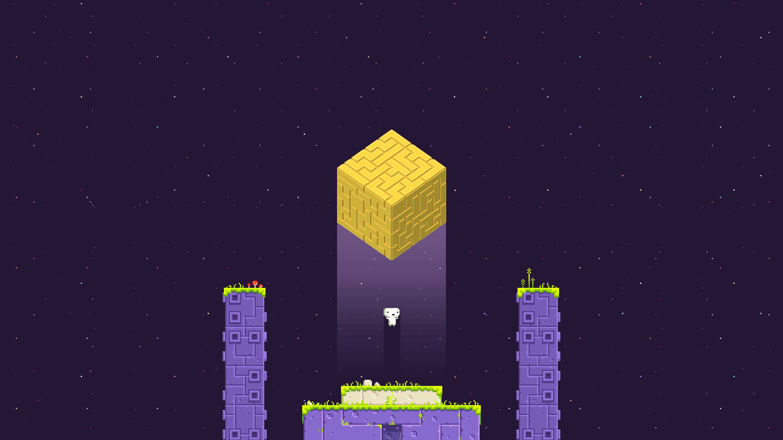 Screenshot from the game FEZ.