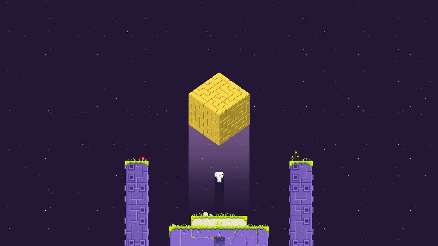 Screenshot from the game FEZ.
