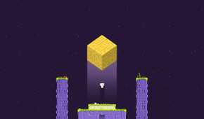 Screenshot from the game FEZ.