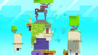 Screenshot from the game FEZ.