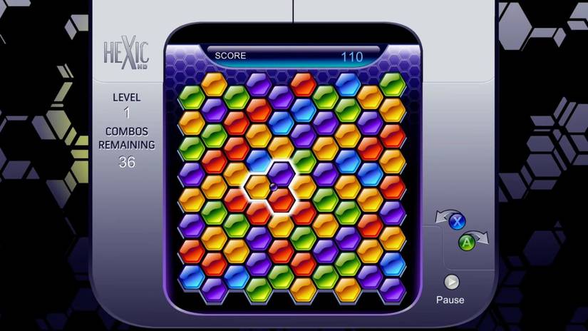 hexic HD puzzle game level 1