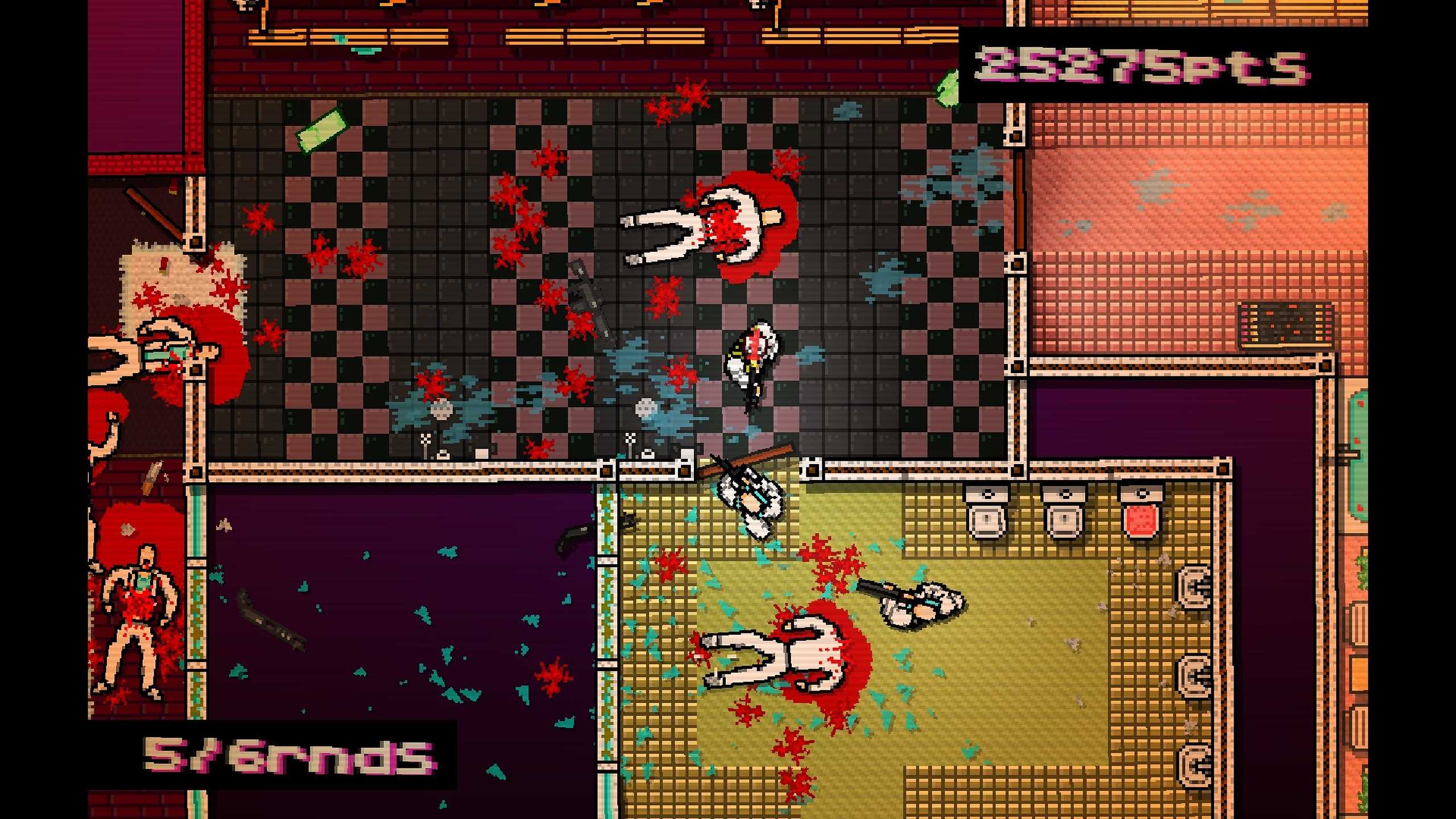 Screenshot from the game Hotline Miami.