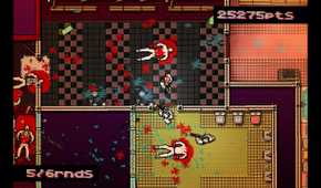 Screenshot from the game Hotline Miami.
