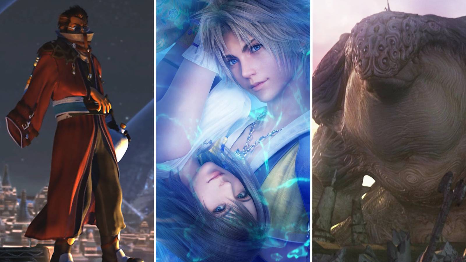 A combination of characters from Final Fantasy X