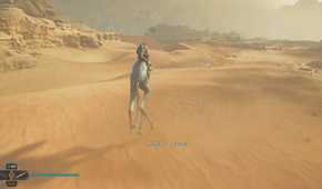 A screesnhot of gameplay roaming Jedha in Star Wars Jedi : Survivor