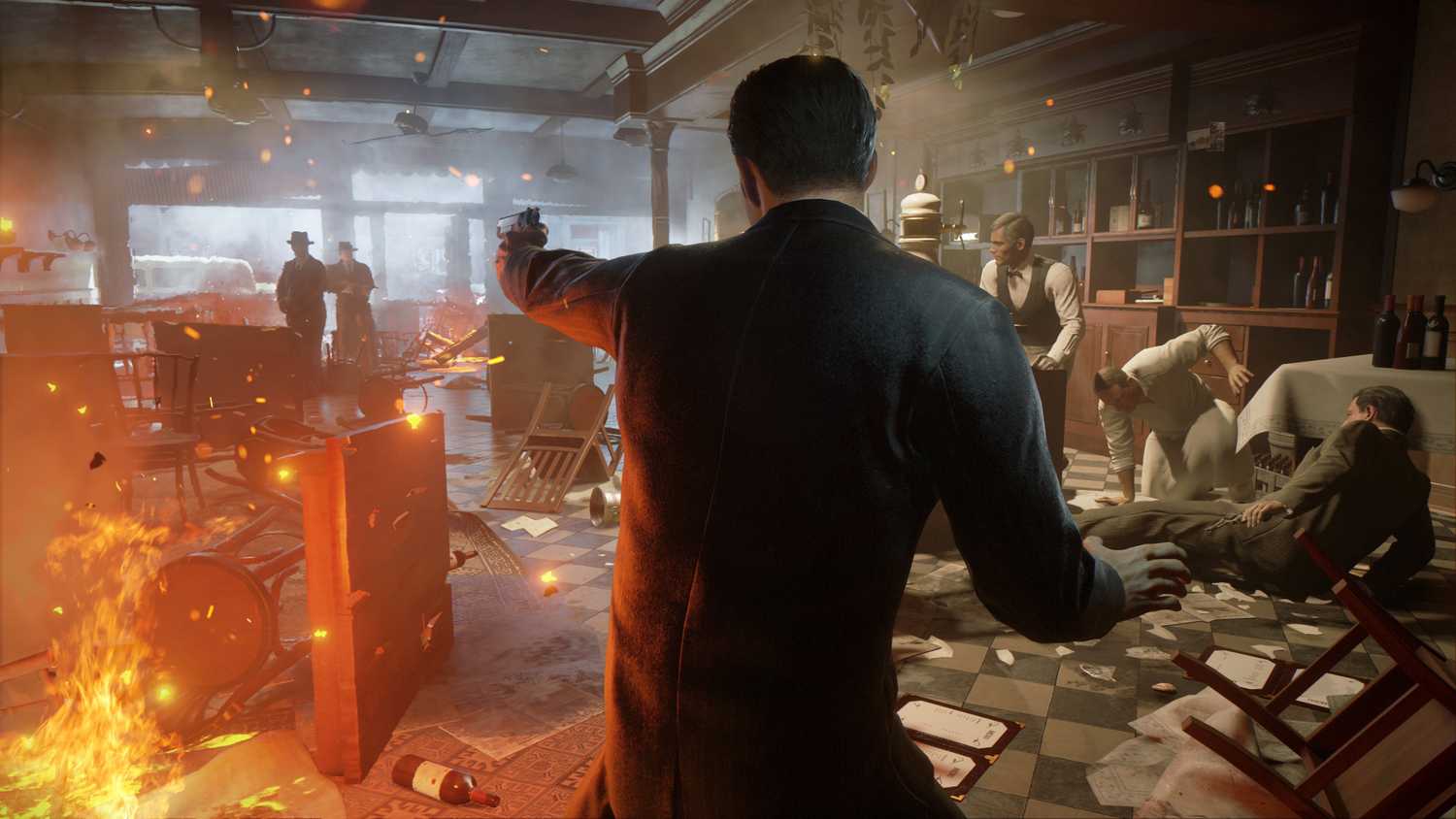 A screenshot from the game Mafia: Definitive Edition
