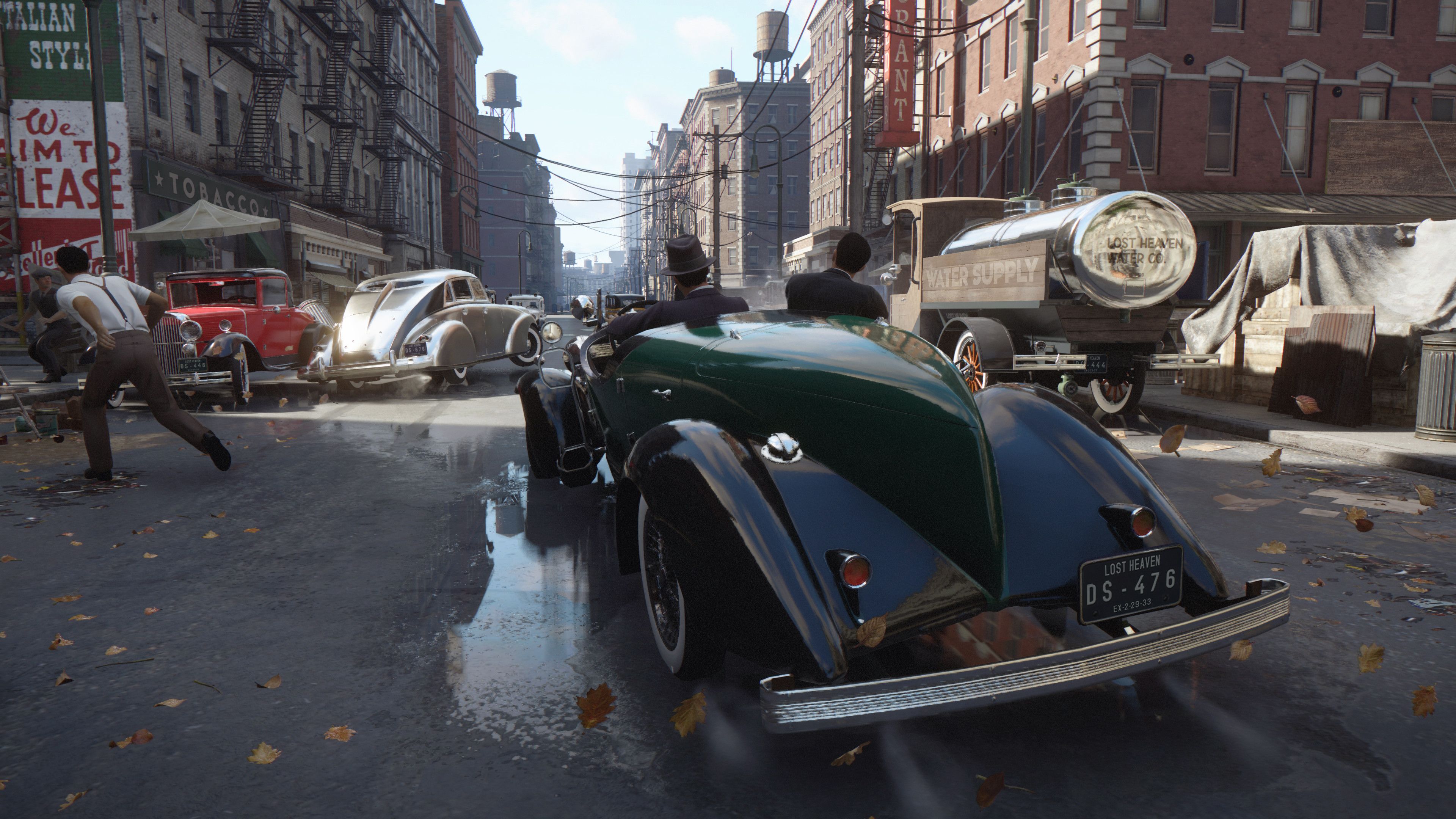 Screenshot of driving from Mafia: Definitive Edition