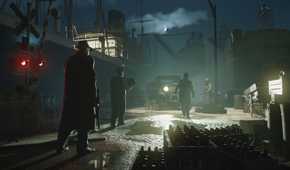 Liquor smuggling at night in Mafia: Definitive Edition