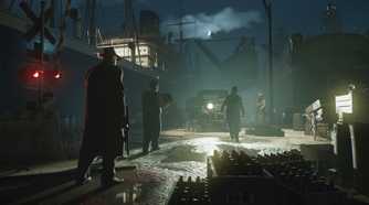 Liquor smuggling at night in Mafia: Definitive Edition