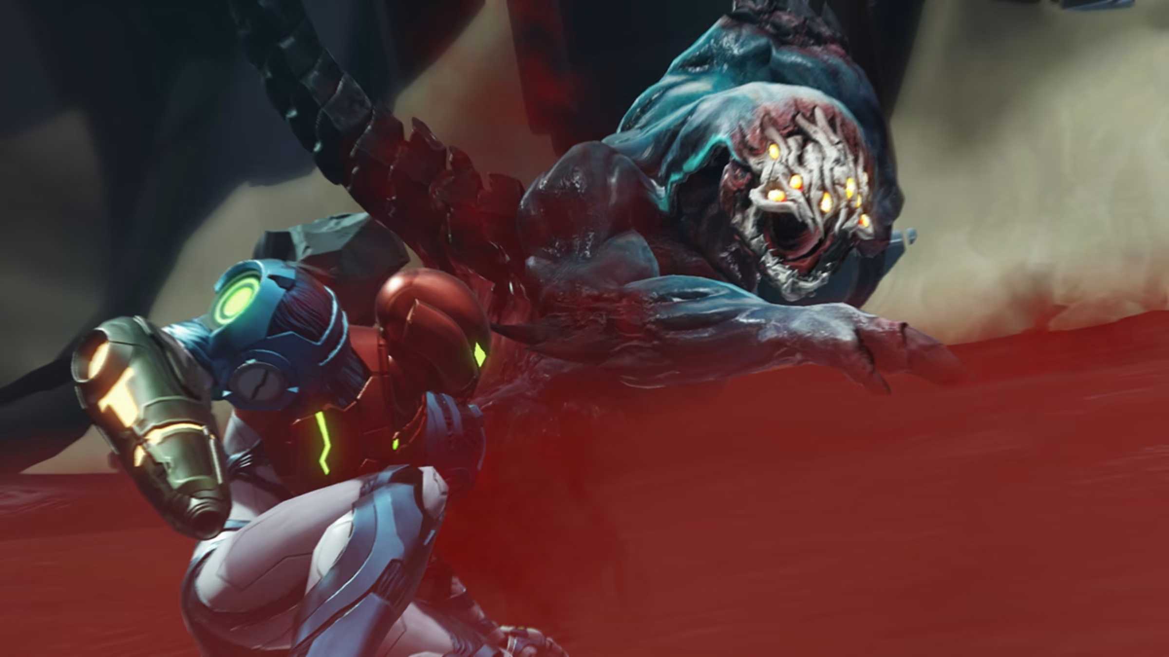 Screenshot from the game Metroid Dread.