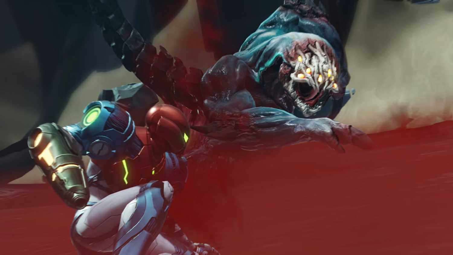 Screenshot from the game Metroid Dread.