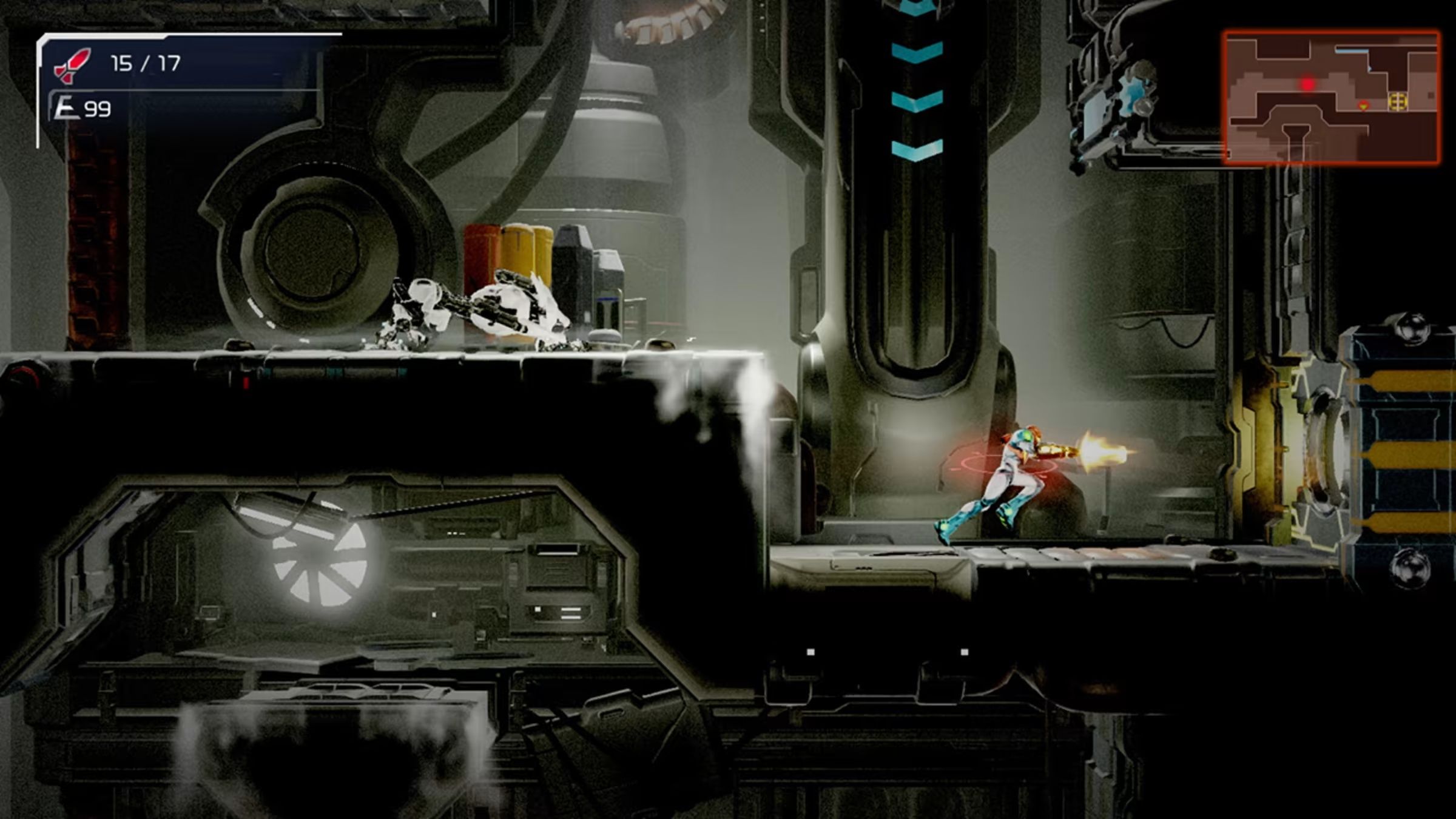 Screenshot from the game Metroid Dread.