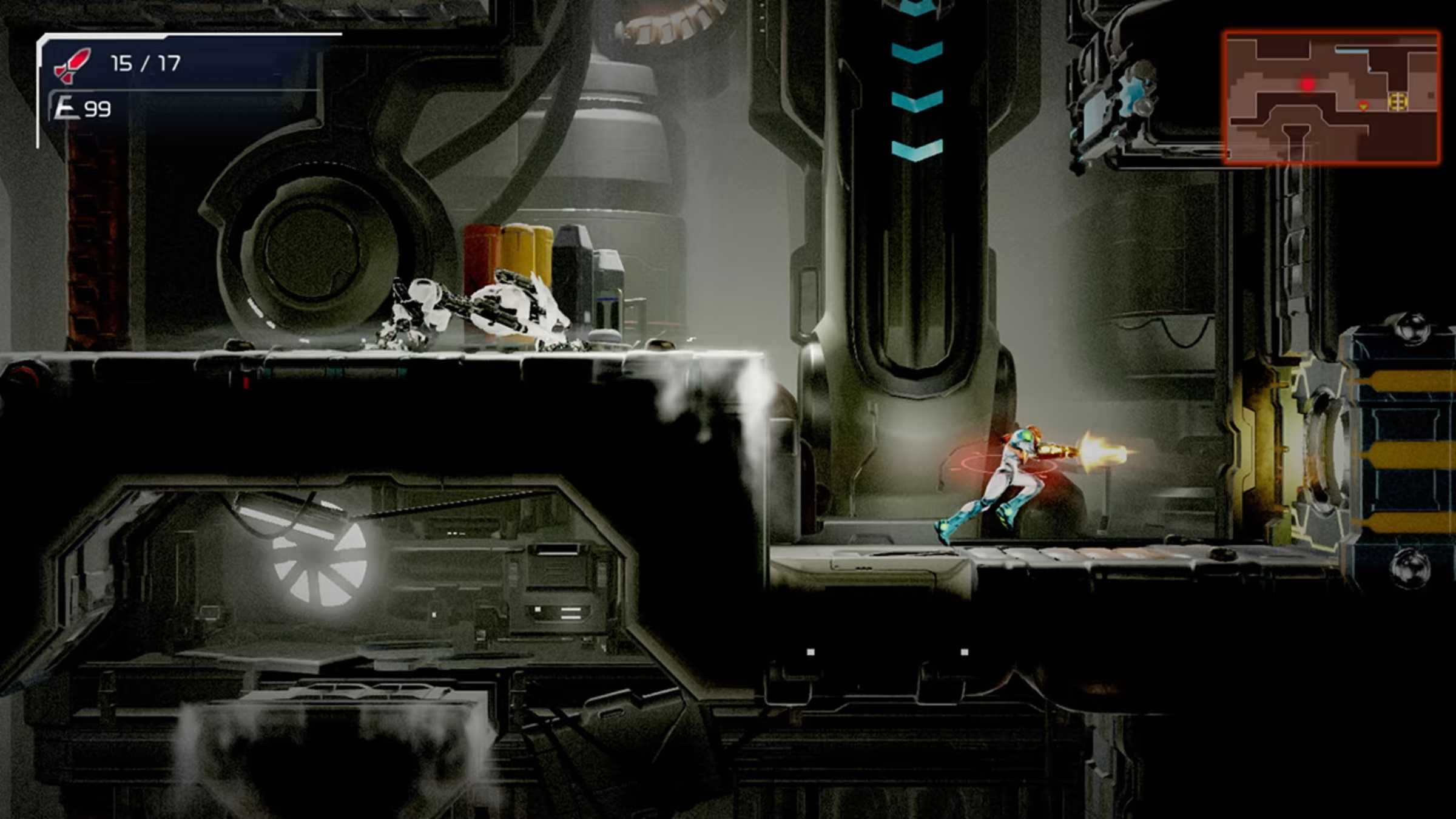 Screenshot from the game Metroid Dread.