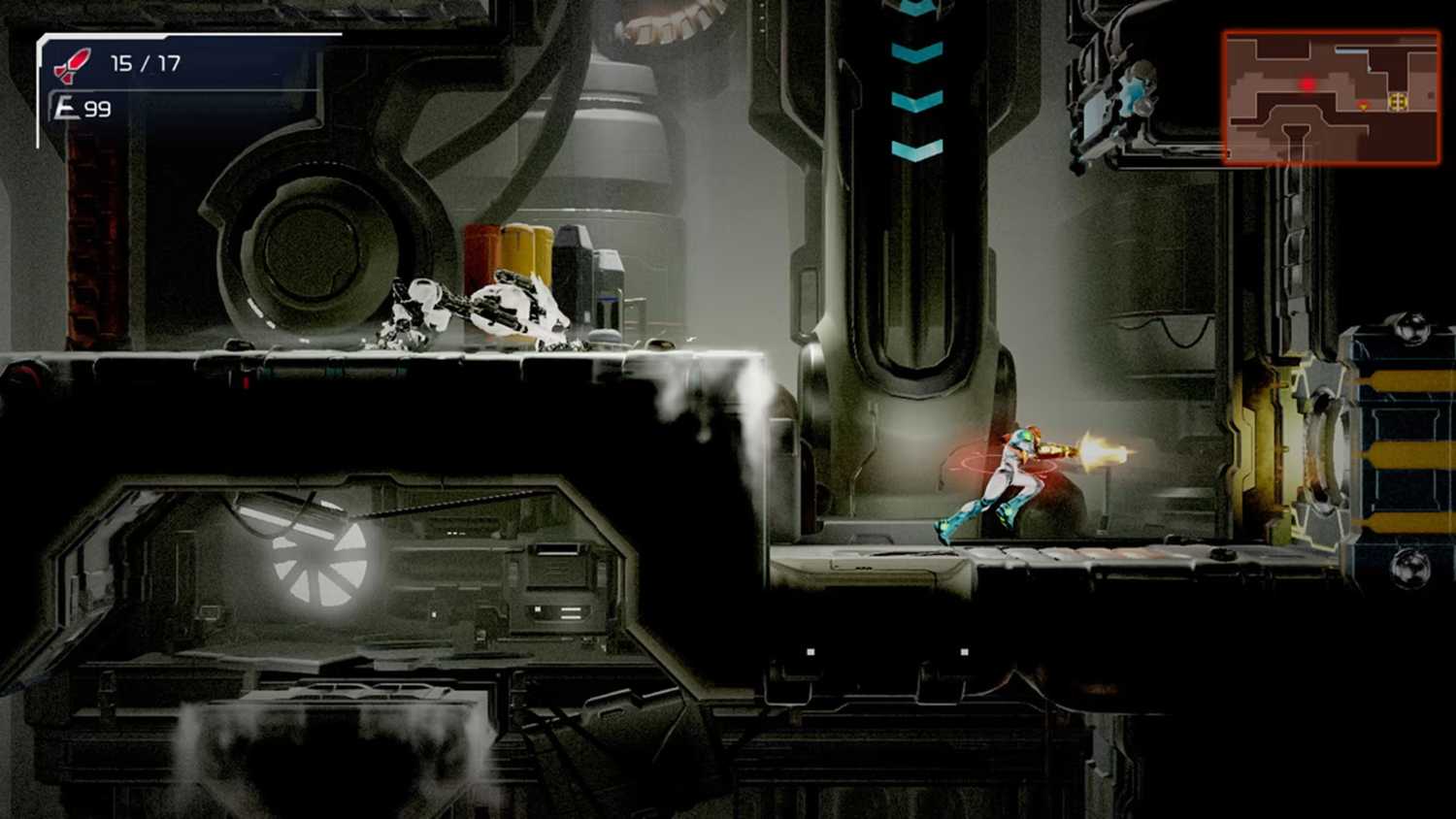 Screenshot from the game Metroid Dread.