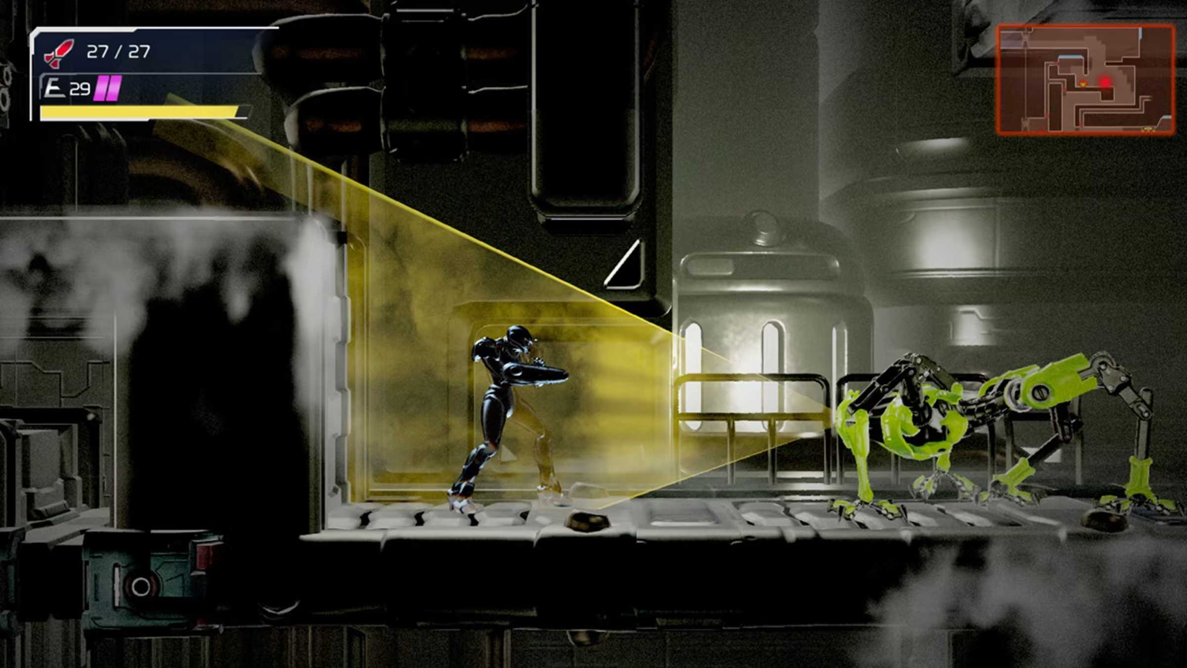 Screenshot from the game Metroid Dread.