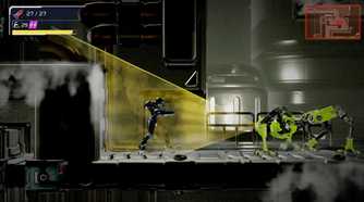 Screenshot from the game Metroid Dread.
