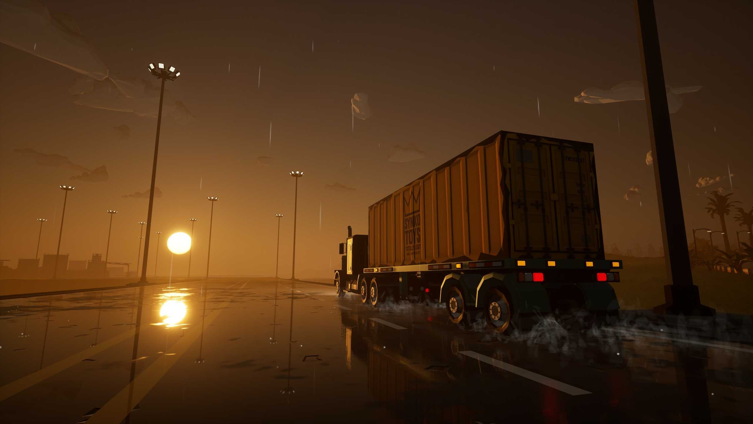 motor-town-behind-the-wheel-sunset-truck-rain