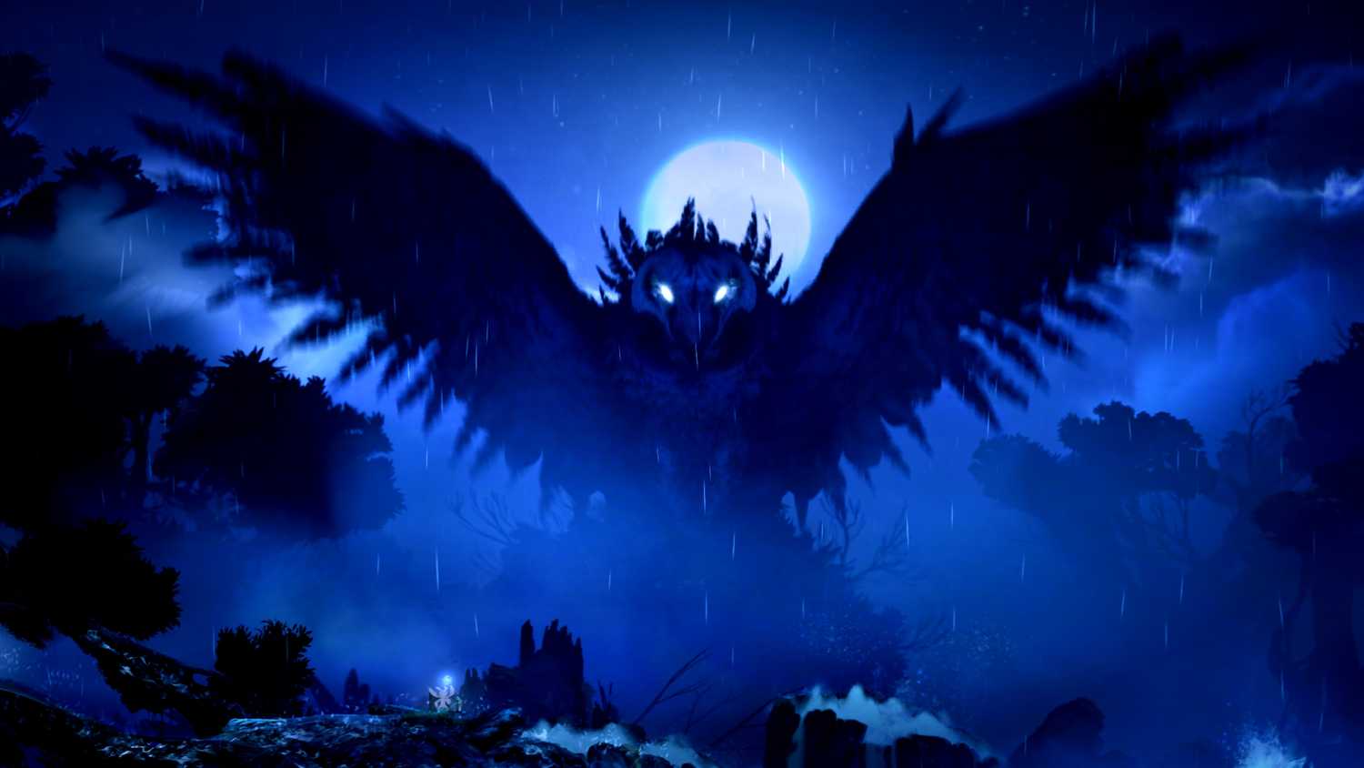 Screenshot from the game Ori and the Blind Forest.