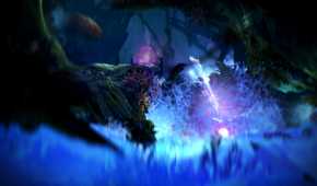 Screenshot from the game Ori and the Blind Forest.