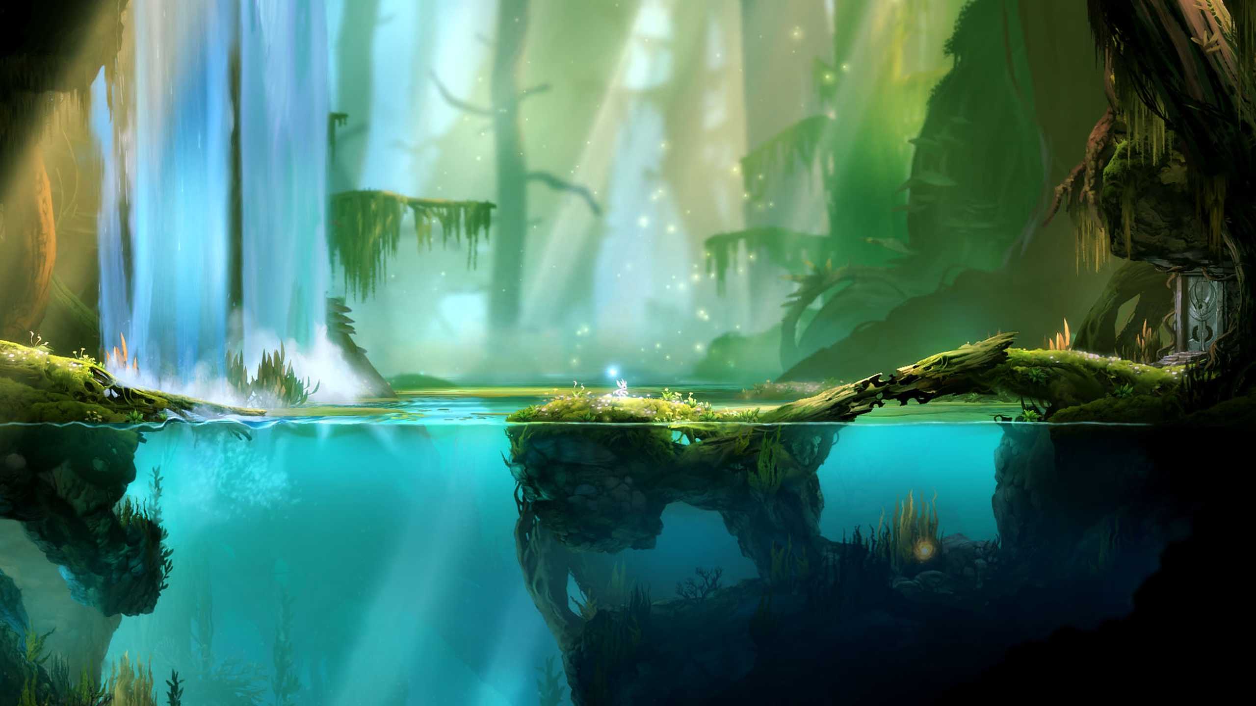 Screenshot from the game Ori and the Blind Forest.