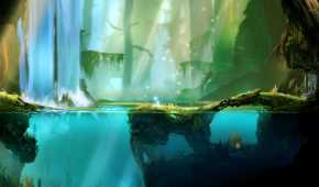 Screenshot from the game Ori and the Blind Forest.
