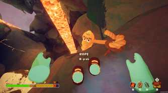 Screenshot from the game PEAK.