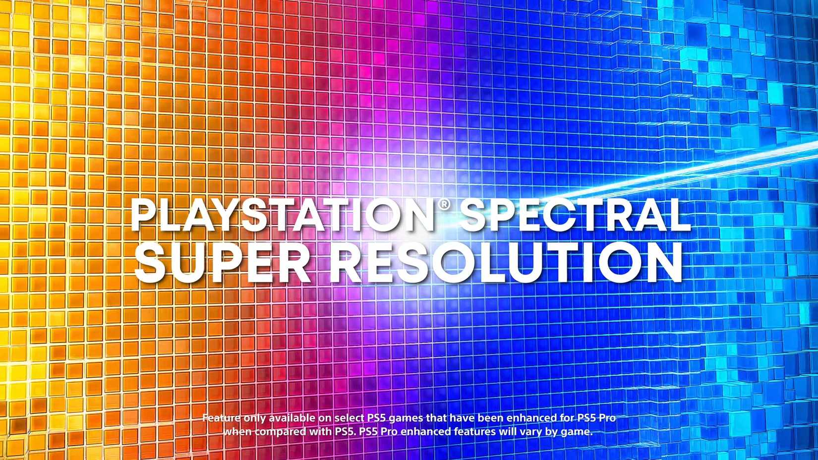 PlayStation Spectral Super Resolution