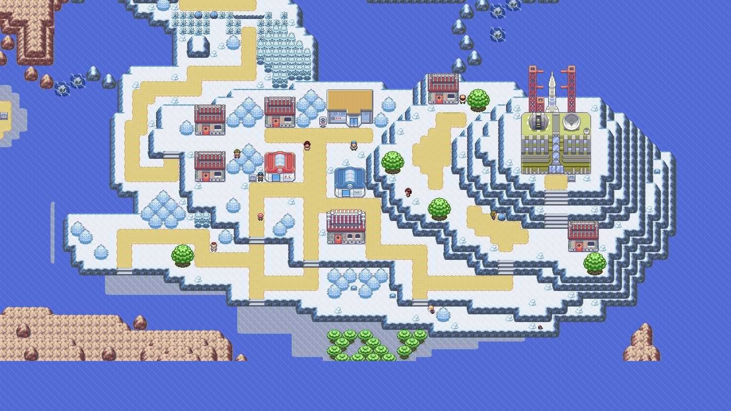 pokemon rowe snowy town
