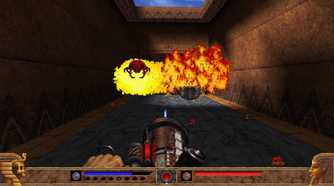 Screenshot from the game PowerSlave Exhumed.